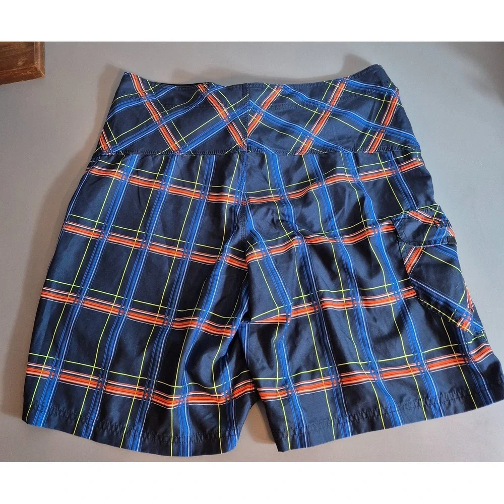 Hurley Mens Board Shorts Size 38 Multicolored Plaid 10